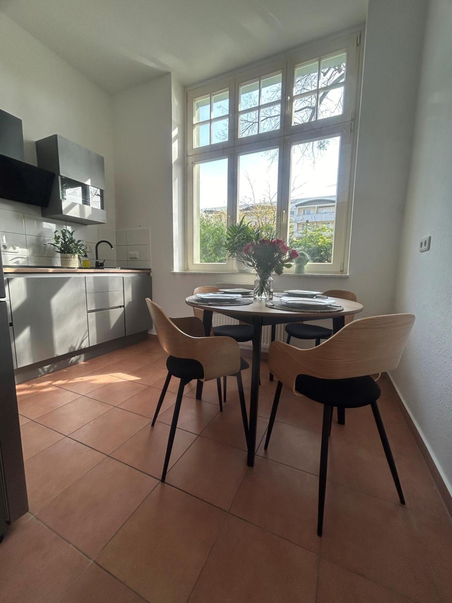 Mintara Komfort Apartment Mit Grill -Terrasse, Sky Und Parkplatz Magdeburg Eksteriør bilde